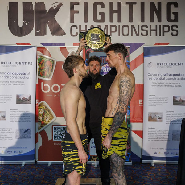 MMA fight face off in North Wales