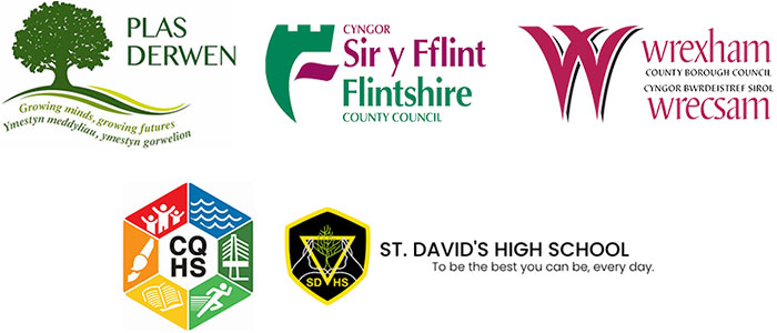 Plas Derwen, Flintshire County Council, Wrexham County Council, Connah's Quay High School, St David's High School
